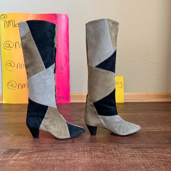 Isabel Marant Etoile 8M(38) patch multicolor boots - Picture 12 of 16